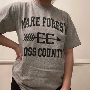 Wake forest university cross country tshirt